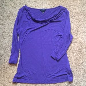 DONATED! 🌸 Banana Republic Purple 3/4